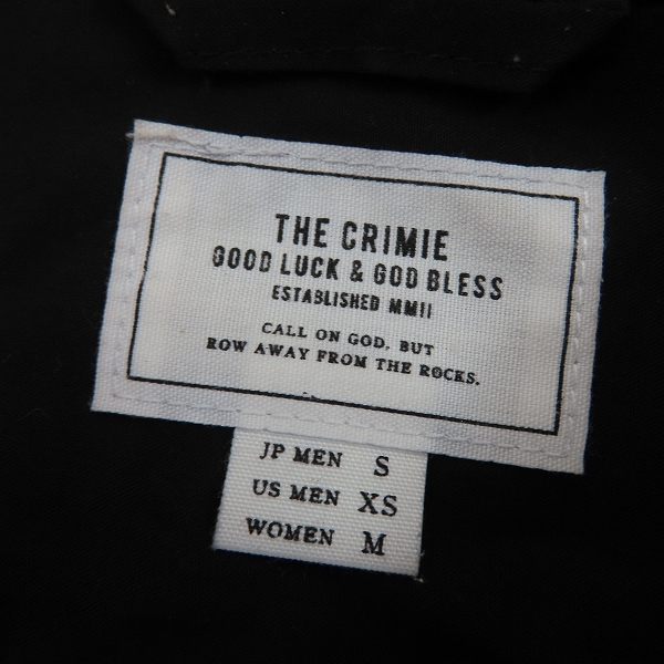 実際に弊社で買取させて頂いたCRIMIE/クライミー Long Sleeve Shirts/長袖 レーヨンシャツ/CR1-02L5-SL02/Sの画像 2枚目
