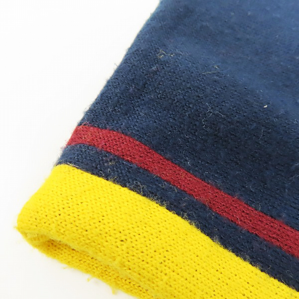 実際に弊社で買取させて頂いたCOMME des GARCONS SHIRT×FRED PERRY/コムデギャルソン×フレッドペリー ロゴ刺繍 マフラー W13403 02325/199の画像 3枚目