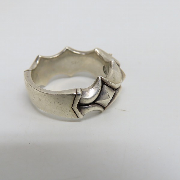 実際に弊社で買取させて頂いたBloody Mary/ブラッディマリー カラペスリング 1ダイヤ 18号の画像 3枚目