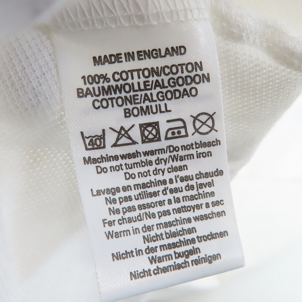 実際に弊社で買取させて頂いたBurberrys/バーバリーズ 胸ロゴ刺繡 半袖ポロシャツ/Mの画像 3枚目