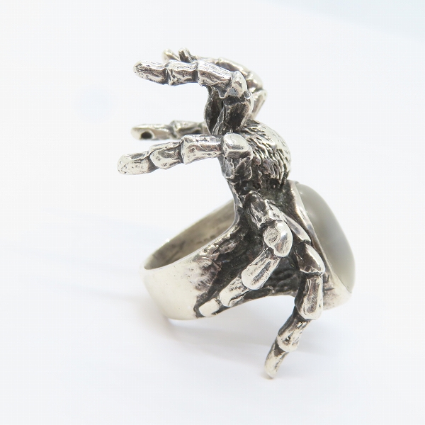実際に弊社で買取させて頂いたCRAZY PIG/クレイジーピッグ Crystal Tarantula Ring/クリスタル タランチュラ リング/16号の画像 3枚目