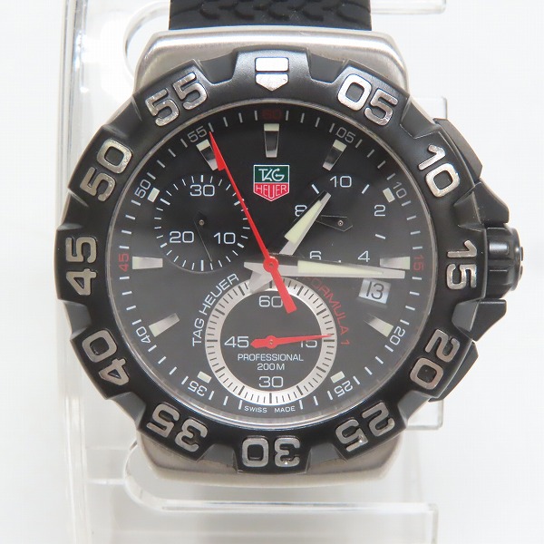 実際に弊社で買取させて頂いたTAG Heuer/タグホイヤー FORMULA1/フォーミュラ1 クロノグラフ CAH1110 RWX2698【動作未確認】