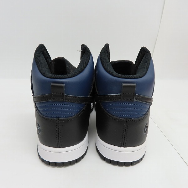 実際に弊社で買取させて頂いた【未使用】NIKE×FRAGMENT DESIGN/ナイキ×フラグメントデザイン DUNK HI/F ダンクハイ ミッドナイトネイビー DJ0383-400/28.5の画像 1枚目