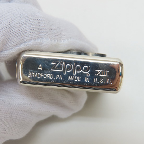 実際に弊社で買取させて頂いたZIPPO/ジッポー HARLEY DAVIDSON/ハーレーダビッドソン 95TH ANNIVERSARY 1号車 1997年製の画像 2枚目