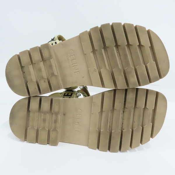 実際に弊社で買取させて頂いたCELINE/セリーヌ ストラッピーサンダル/42の画像 2枚目