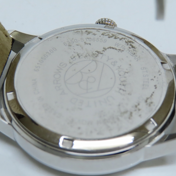 実際に弊社で買取させて頂いたBEAUTY&YOUTH/ビューティ＆ユース ユナイテッドアローズ クオーツ 6350-S106559【動作未確認】の画像 3枚目