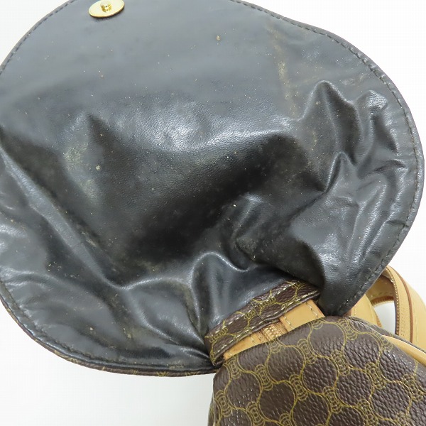 実際に弊社で買取させて頂いたCELINE/セリーヌ マカダム 2WAY スリングバッグ/バックパックの画像 4枚目