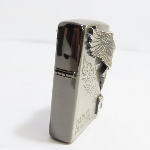 実際に弊社で買取させて頂いたZIPPO/ジッポー HARLEY DAVIDSON/ハーレーダビッドソン サイドメタル 2000年製の画像 2枚目