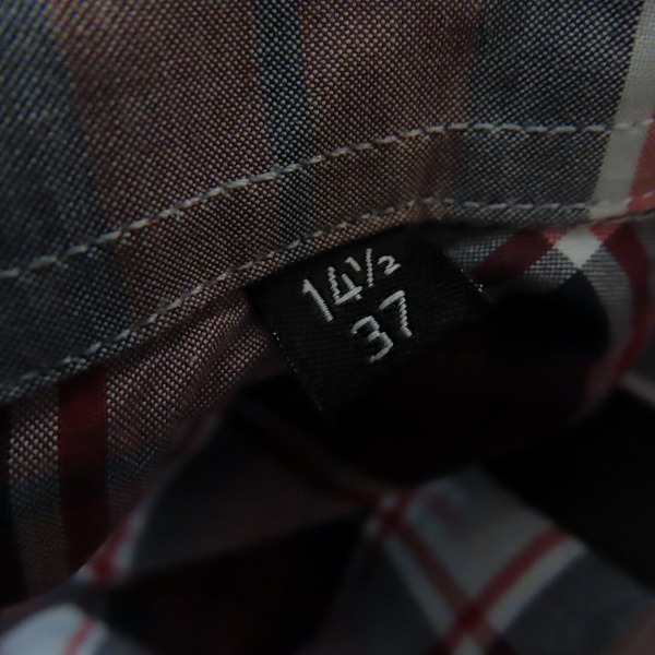 実際に弊社で買取させて頂いたGIVENCHY/ジバンシィ チェック 長袖ボタンシャツ /37の画像 3枚目