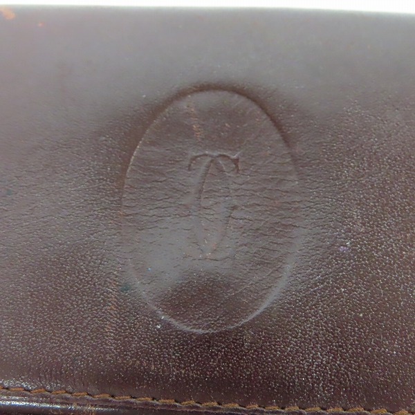 実際に弊社で買取させて頂いたCartier/カルティエ マストライン レザー コインケースの画像 3枚目