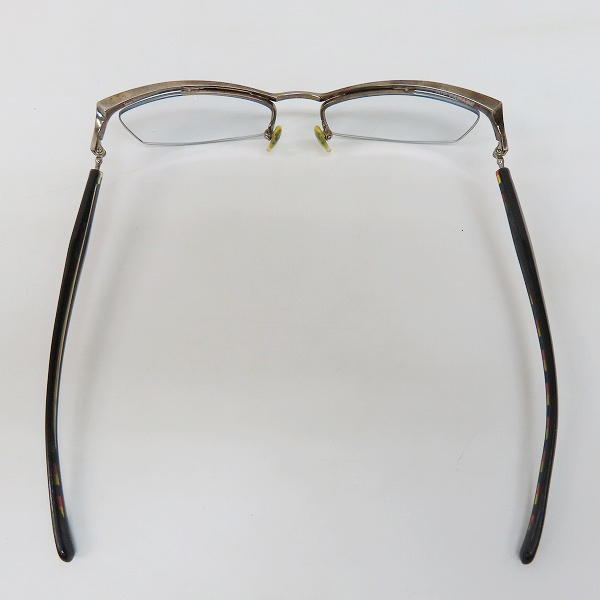 実際に弊社で買取させて頂いたLESS THAN HUMAN×HIP PARADE/レスザンヒューマン×ヒップパレード T-FIVE 1010 度入り 眼鏡/メガネフレームの画像 3枚目