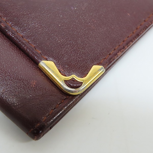 実際に弊社で買取させて頂いたCartier/カルティエ マストライン レザー コインケースの画像 7枚目