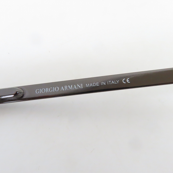 実際に弊社で買取させて頂いたGIORGIO ARMANI/ジョルジオ アルマーニ 度入り 眼鏡/メガネフレーム フルリム 264-976の画像 6枚目
