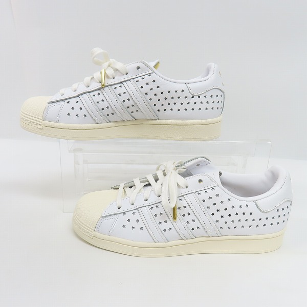 実際に弊社で買取させて頂いたadidas×atmos/アディダス×アトモス SUPERSTAR GOLD STAR スーパースター ゴールドスター FZ6538/26.0の画像 3枚目
