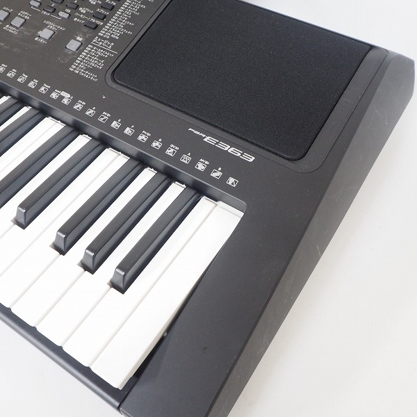実際に弊社で買取させて頂いた★YAMAHA/ヤマハ PSR-E363 ポータトーン 電子キーボード 61鍵 2018年製【簡易動作確認済】の画像 5枚目