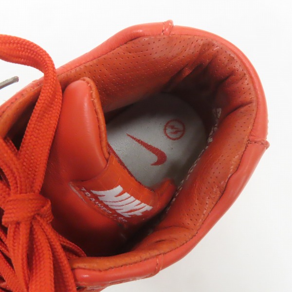 実際に弊社で買取させて頂いたNIKE×fragment design/ナイキ×フラグメント AIR TRAINER 1 MID SP/806942-881/28の画像 4枚目