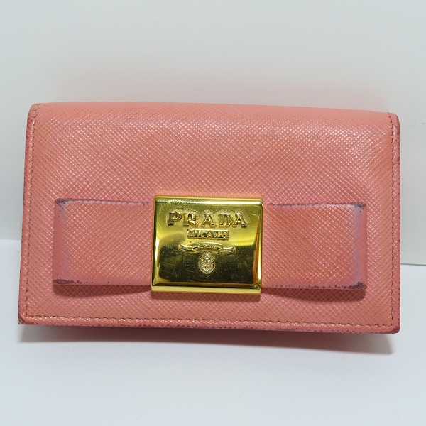 実際に弊社で買取させて頂いたPRADA/プラダ サフィアーノ レザー カードケース/名刺入れ