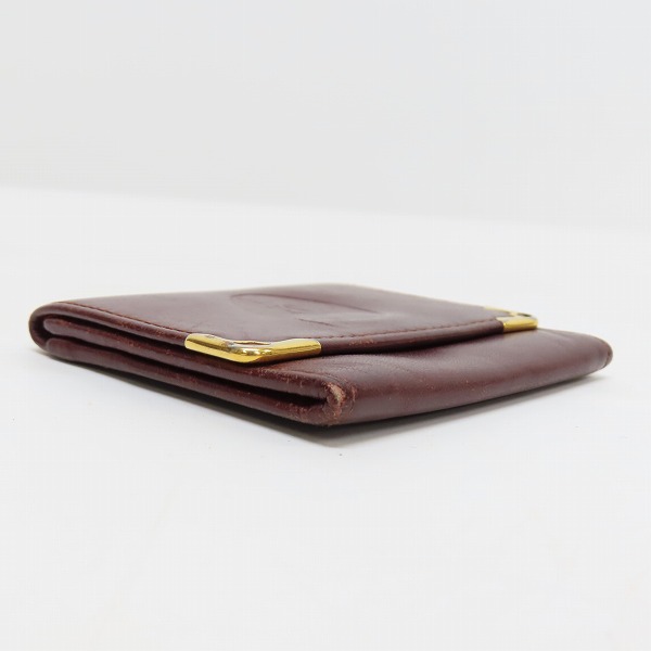 実際に弊社で買取させて頂いたCartier/カルティエ マストライン レザー コインケースの画像 2枚目