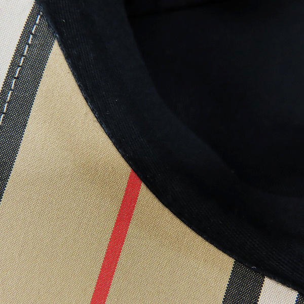 実際に弊社で買取させて頂いたBURBERRY/バーバリー ストライプ TBロゴ ベースボールキャップ 8026924/Mの画像 6枚目