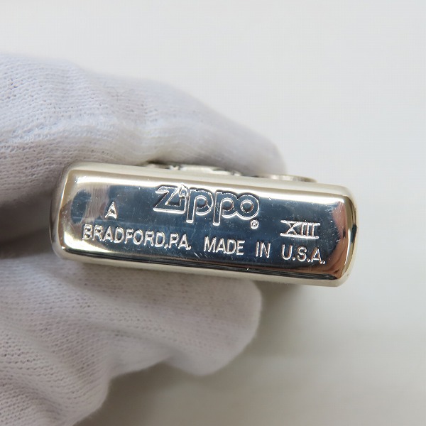 実際に弊社で買取させて頂いたZIPPO/ジッポー HARLEY DAVIDSON/ハーレーダビッドソン 95TH ANNIVERSARY 9号車 1997年製の画像 2枚目