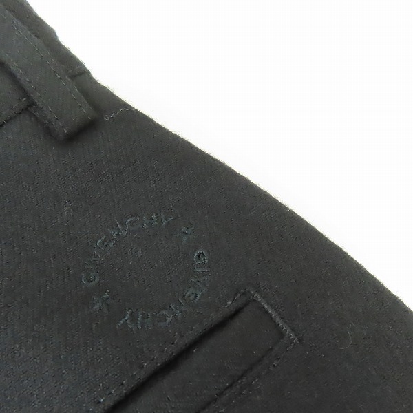 実際に弊社で買取させて頂いた【JPタグ】GIVENCHY/ジバンシィ フロントカーゴポケット ウールスラックスパンツ 12F 5830 026/36の画像 7枚目