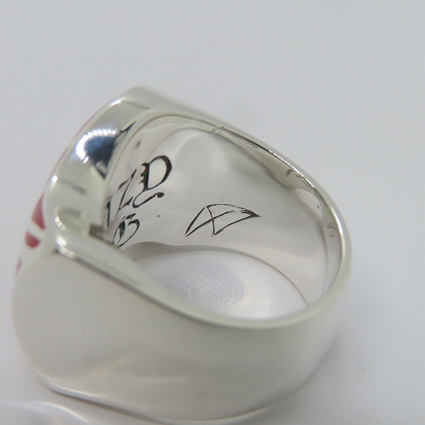 実際に弊社で買取させて頂いた【証明書】CRAZY PIG/クレイジーピッグ UINION JACK RING  ユニオンジャックジャックリング 21号の画像 4枚目