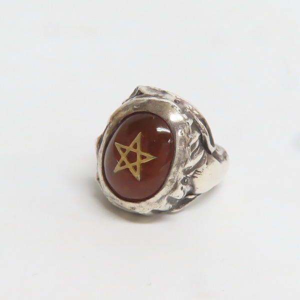 実際に弊社で買取させて頂いたALEX STREETER/アレックスストリーター ベビーエンジェルハートリング サイン入り 15号