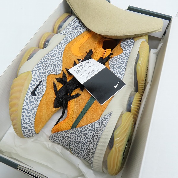 実際に弊社で買取させて頂いた【未使用】NIKE×atmos/ナイキ×アトモス LEBRON 16 LOW AC SAFARI/レブロン16 サファリ CD9471-800/27.0の画像 7枚目