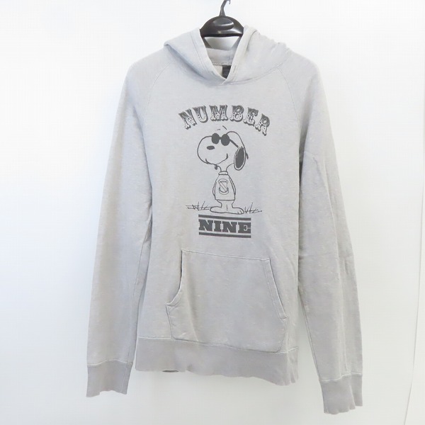 実際に弊社で買取させて頂いたNUMBER (N)INE×PEANUTS/ナンバーナイン×ピーナッツ スヌーピー プルオーバーパーカー/4