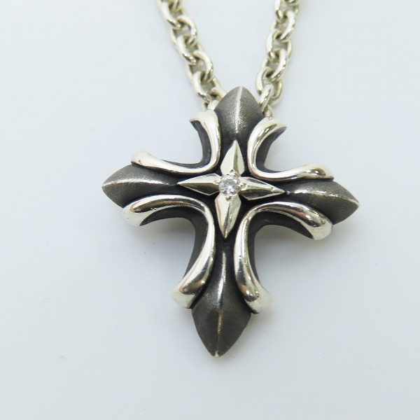 実際に弊社で買取させて頂いたBloody Mary/ブラッディマリー クロス ペンダント w/1ダイヤの画像 1枚目