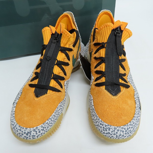 実際に弊社で買取させて頂いた【未使用】NIKE×atmos/ナイキ×アトモス LEBRON 16 LOW AC SAFARI/レブロン16 サファリ CD9471-800/27.0