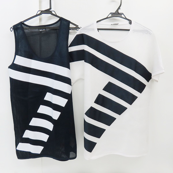 実際に弊社で買取させて頂いたEA7 EMPORIO ARMANI/エンポリオアルマーニ メッシュ ウェア タンクトップ/半袖 2点セット