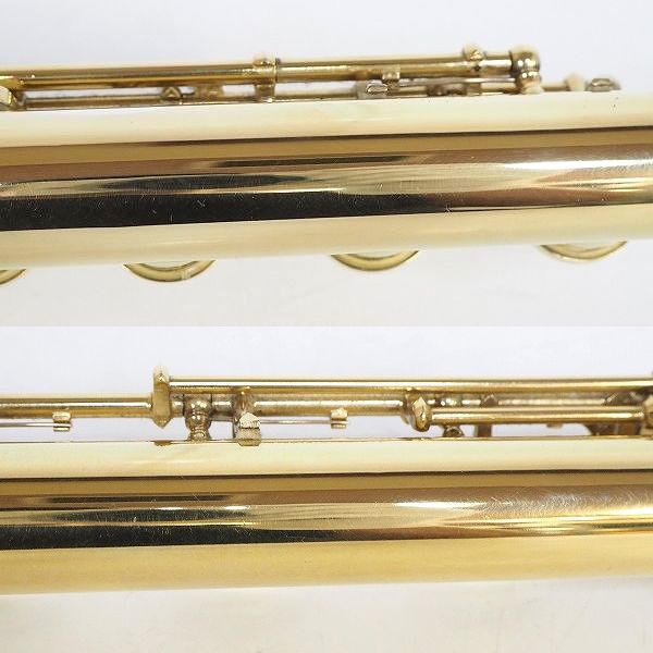 実際に弊社で買取させて頂いたWM.S.HAYNES/ヘインズ フルート ソルダードトーンホール H足部管 Eメカ付 ハードケース・ケースカバー付の画像 4枚目