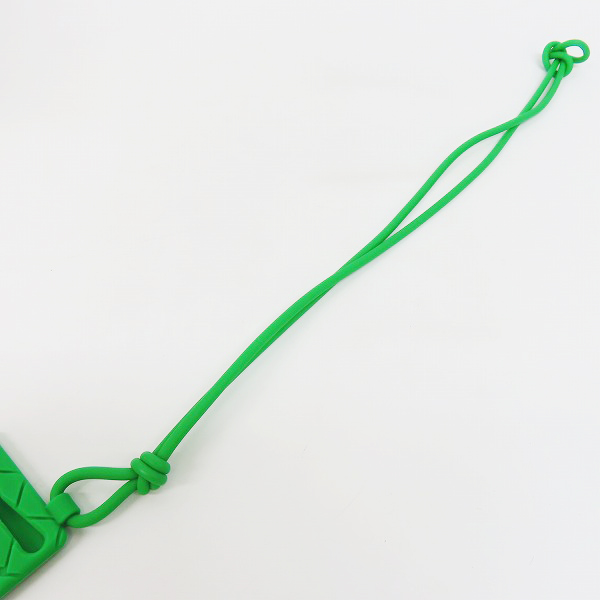 実際に弊社で買取させて頂いたBottega Veneta/ボッテガヴェネタ シリコンパスケース/定期入れホルダー ストラップ付きの画像 2枚目