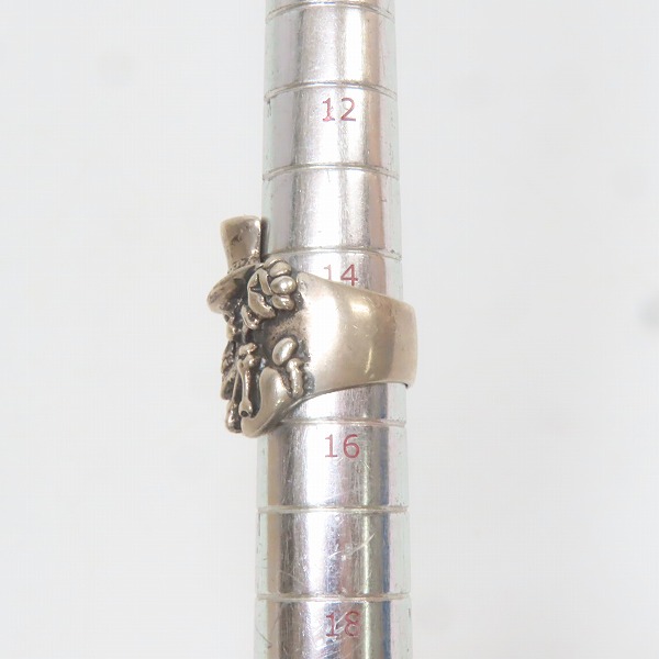 実際に弊社で買取させて頂いたCRAZY PIG/クレイジーピッグ チーキーゴメス マスコットリング 15号の画像 9枚目