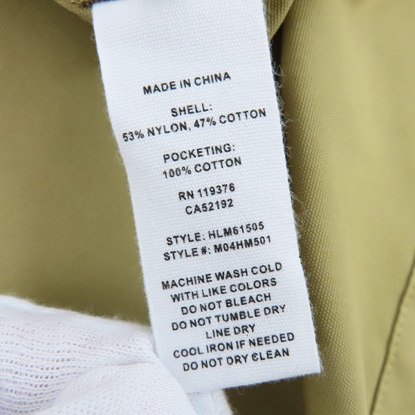 実際に弊社で買取させて頂いたHelmut Lang/ヘルムートラング Logo Patch Zip Shirt ロゴパッチジップ半袖シャツ M04HM501/Lの画像 4枚目