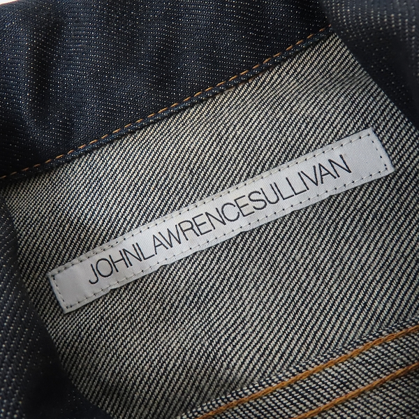 実際に弊社で買取させて頂いたJOHN LAWRENCE SULLIVAN/ジョンローレンスサリバン デニムジャケット /34の画像 2枚目