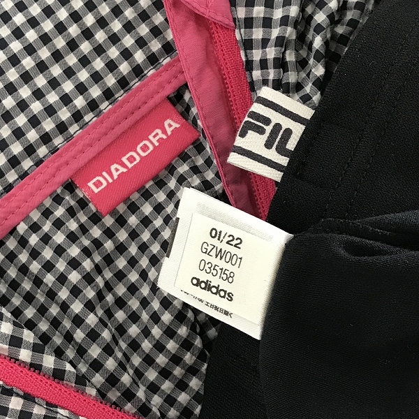 実際に弊社で買取させて頂いた【おまとめ品/未使用含む】FILA/フィラ adidas/アディダス 他 Tシャツ/パンツ/ジップアップジャケット 等の画像 1枚目