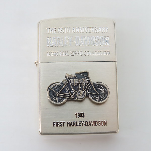実際に弊社で買取させて頂いたZIPPO/ジッポー HARLEY DAVIDSON/ハーレーダビッドソン 95TH ANNIVERSARY 1号車 1997年製