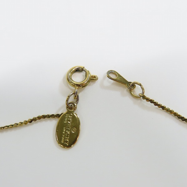 実際に弊社で買取させて頂いたGIVENCHY/ジバンシー ロゴ ゴールド ネックレスの画像 5枚目