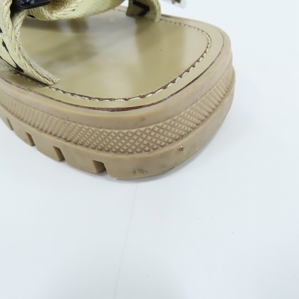 実際に弊社で買取させて頂いたCELINE/セリーヌ ストラッピーサンダル/42の画像 7枚目