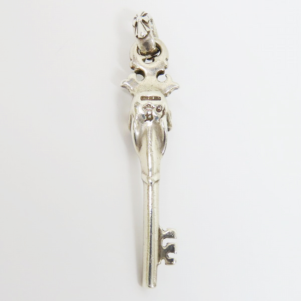 実際に弊社で買取させて頂いたBWL/ビルウォールレザー グッドラックスカルキー 2ストーンアイズ ペンダントトップの画像 2枚目