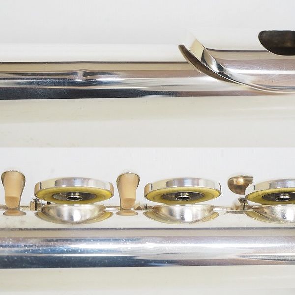 実際に弊社で買取させて頂いたNIKKON/ニッカン YFL-311/YFL311 フルート 頭部管銀製 Eメカ付 ハードケース付 の画像 4枚目