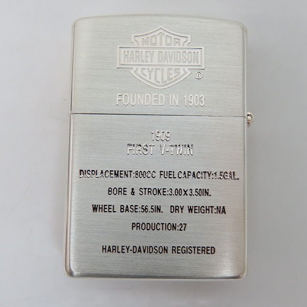 実際に弊社で買取させて頂いたZIPPO/ジッポー HARLEY DAVIDSON/ハーレーダビッドソン 95TH ANNIVERSARY 2号車 1996年製の画像 1枚目