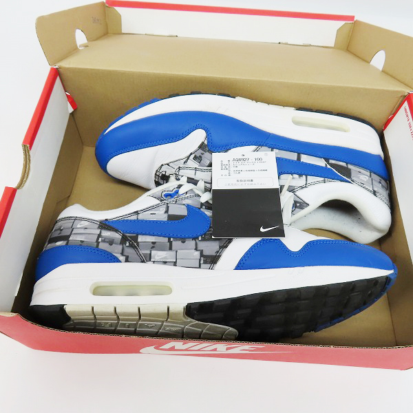 実際に弊社で買取させて頂いたNIKE×atmos/ナイキ×アトモス AIR MAX 1 PRNT/エアマックス1 プリント AQ0927-100/28の画像 7枚目