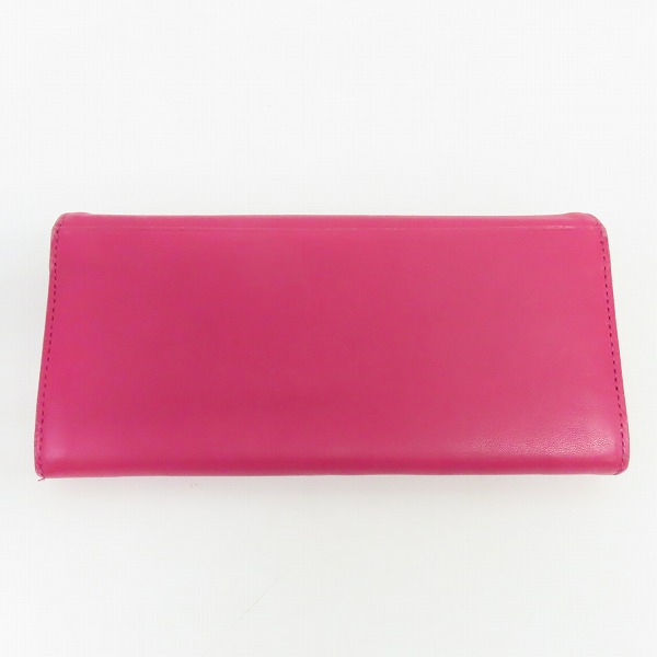 実際に弊社で買取させて頂いたPaul Smith/ポール スミス レザー二つ折り長財布 ピンク系の画像 1枚目