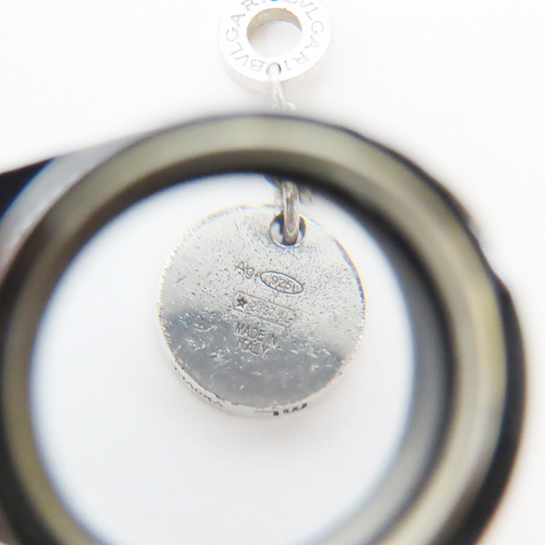 実際に弊社で買取させて頂いたBVLGARI/ブルガリ B-zero1/ビーゼロワン SAVE THE CHILDREN/セーブ ザ チルドレン ブレスレット Ag925×セラミックの画像 3枚目