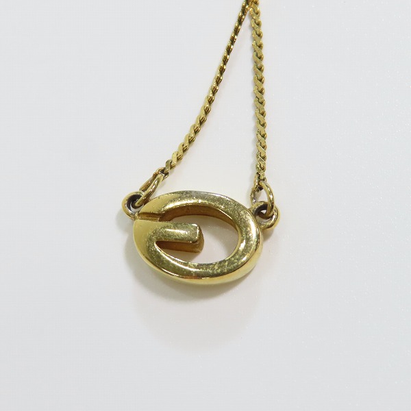 実際に弊社で買取させて頂いたGIVENCHY/ジバンシー ロゴ ゴールド ネックレスの画像 2枚目