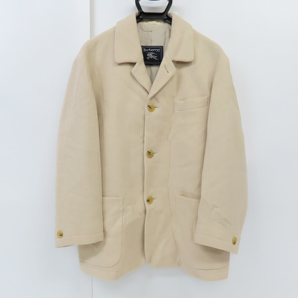実際に弊社で買取させて頂いたBURBERRY/バーバリー ウールジャケット ベージュ/MA