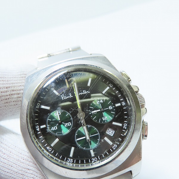 実際に弊社で買取させて頂いたPaulSmith/ポールスミス クロノグラフ クォーツ/腕時計 0520-T002161【動作未確認】の画像 5枚目